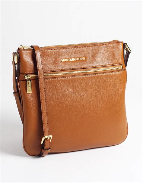 michael kors brown crossbody clutch|Michael Kors brown leather tote.